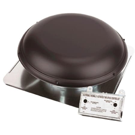 Air-Vent Air Vent 53848 All Season Roof Mounted Metal Power Attic Ventilator - Brown AI576317